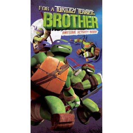 Terrific Brother Teenage Mutant Ninja Turtles Birthday Card £1.85